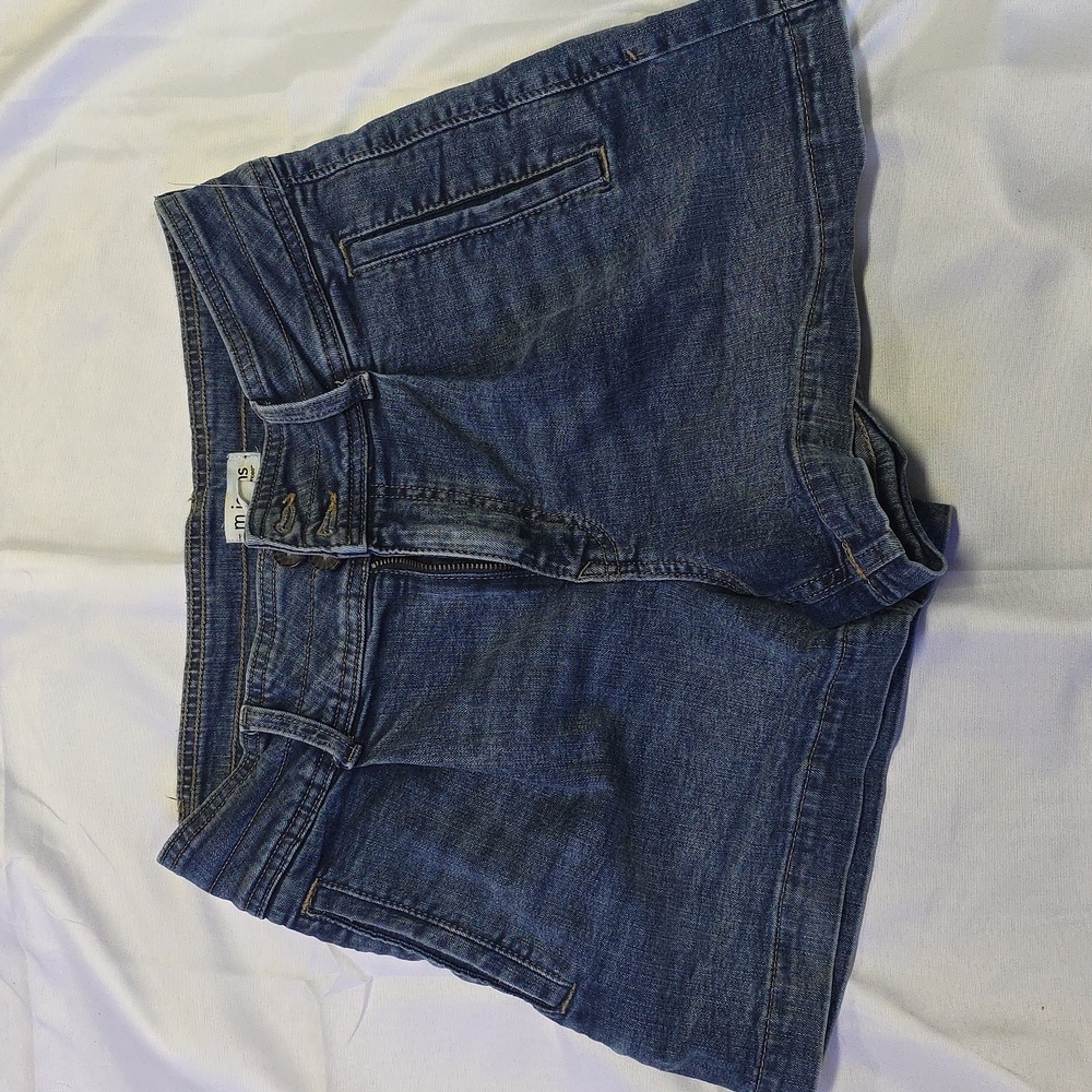 Maurices Dark Blue Jean Shorts